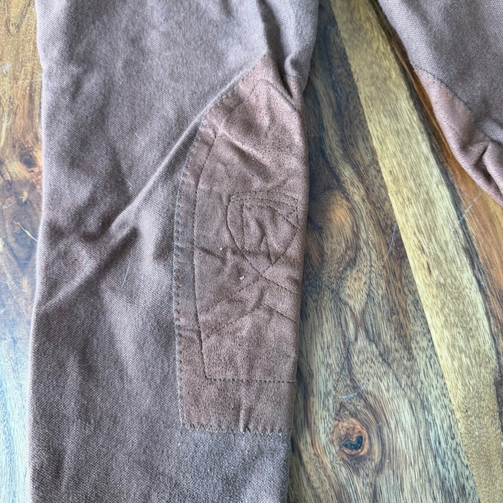 Private Edition Silver Women Equestrian Riding Breeches Brown Size 30 L 28 Waist - Picture 4 of 11